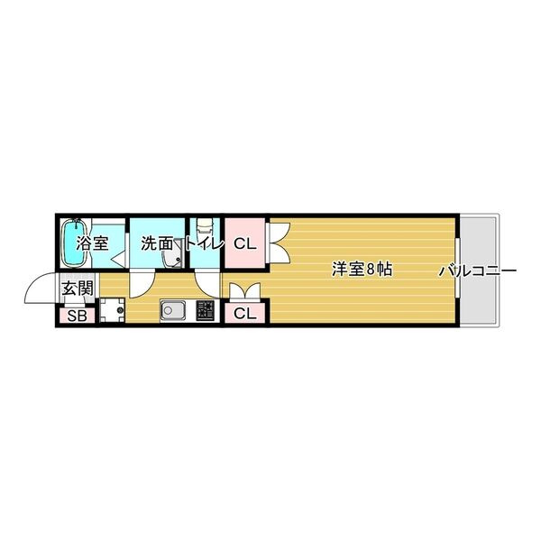 GARNET RESIDENCE 丹波橋の間取り
