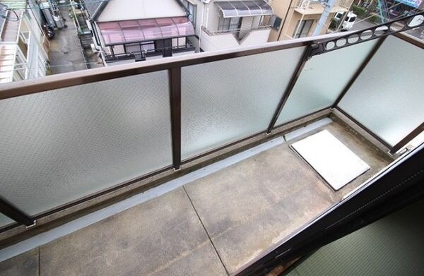マンションサンビラのバルコニー