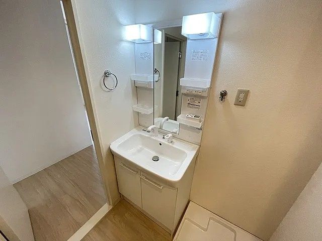神戸市東灘区向洋町中１丁目の賃貸マンションの洗面所