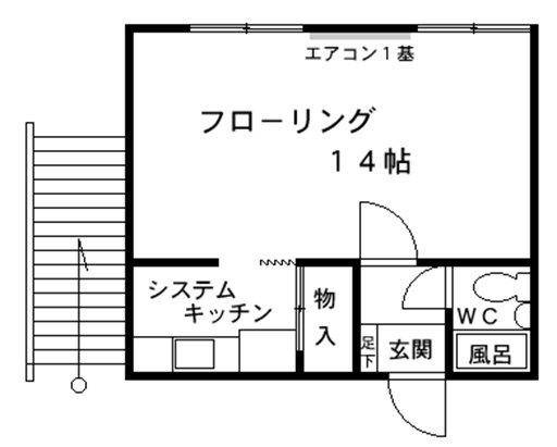神戸市東灘区御影本町２丁目の賃貸マンションの間取り