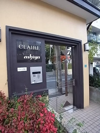 芦屋市親王塚町の賃貸マンションのエントランス