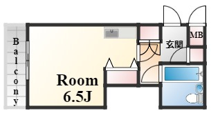 パルテールⅠの間取り
