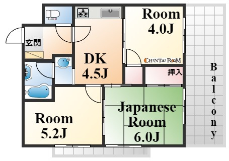 モンラヴィ甲南町の間取り