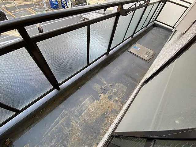 神戸市東灘区甲南町２丁目の賃貸マンションのバルコニー
