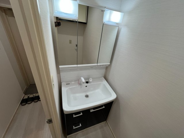 芦屋市大桝町の賃貸マンションの洗面所