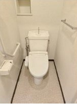 芦屋市業平町の賃貸マンションのトイレ