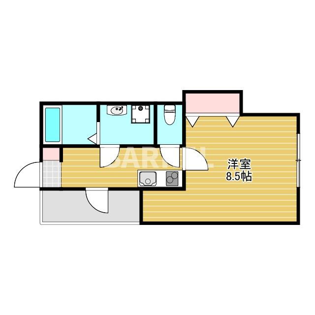 クレア大和田の間取り