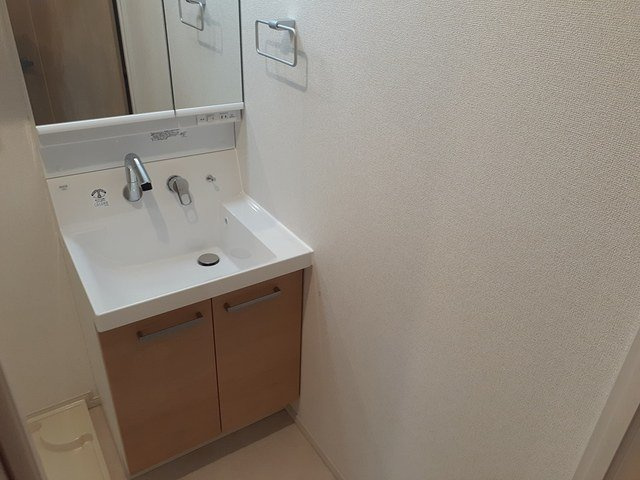 コンパクトで使いやすい洗面所