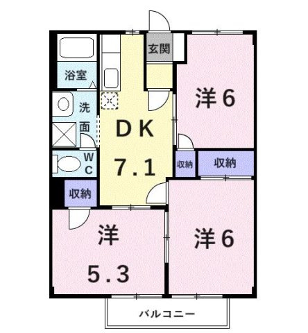 【間取り】 | メルヘン館モリ