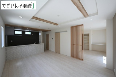 【居間・リビング】 | blooming garden北本市中丸7丁目　新築住宅 | ≪1号棟≫
現地(2026年8月撮影)