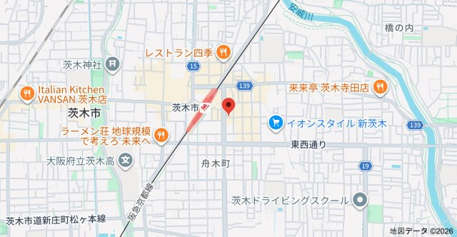 ヴィオレ茨木の地図