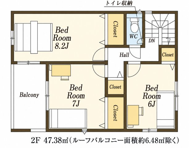 川越市諏訪町第2 7号棟の間取り
