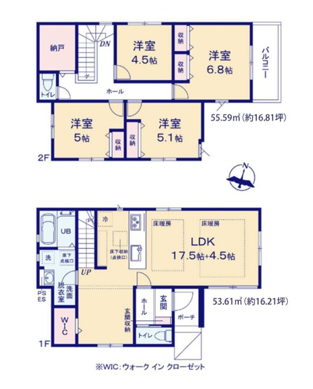 【間取り】 | 福岡市早良区飯倉3丁目6期　1号棟（全2棟）【仲介手数料無料・0円】 | 平日、土日祝日もお好きな日時にご見学可能です。お気軽にお問合せ下さい。