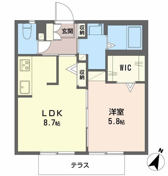 パークハイツさつきの間取り