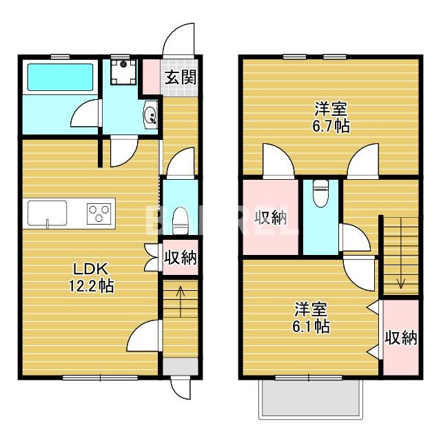 建石ヒルズの間取り