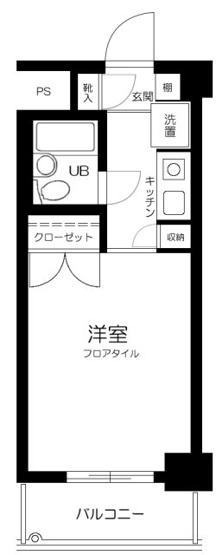 【間取り】 | モナークマンション武蔵新城第2