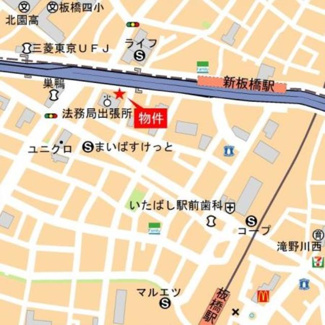 【地図】 | パークキューブ新板橋