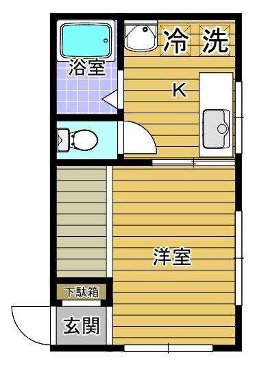荒川ビルの間取り|間取りです。