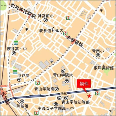 【地図】 | パークナードフィット南青山Ｇａｒｄｅｎ