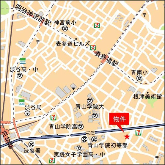 【地図】 | パークナードフィット南青山Ｇａｒｄｅｎ