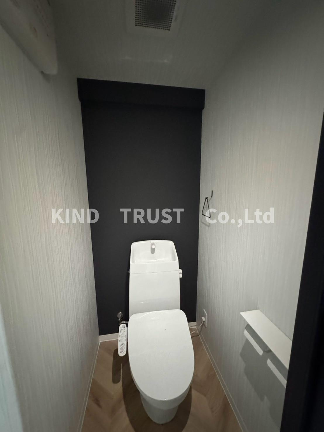 グランピア天神橋のトイレ|清潔感のあるトイレです