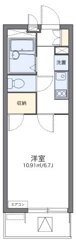 レオパレスひすいの間取り