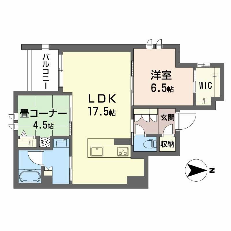 メゾンオリーブⅢの間取り