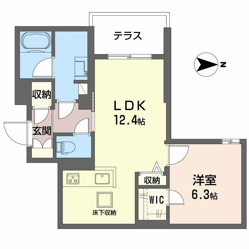 メゾンオリーブⅢの間取り