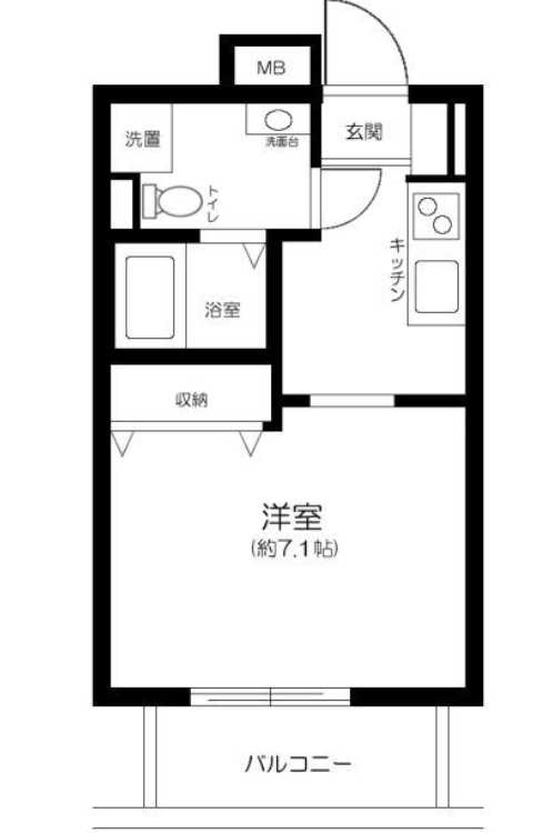 BLESSSETAGAYA　ネット無料　駅近　南向きの間取り