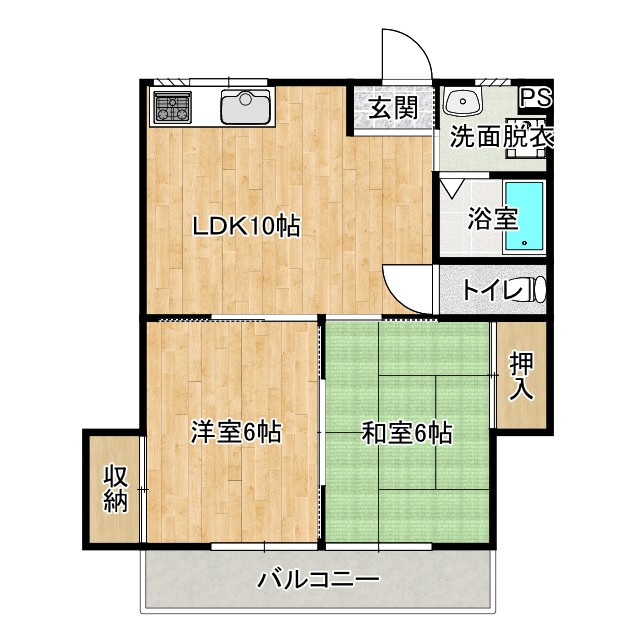 マノワール杉井流の間取り