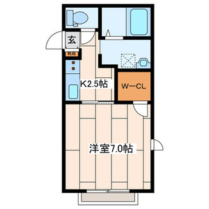アザレアの間取り|間取りです。