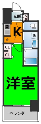 S-RESIDENCE黒川本通一丁目の間取り