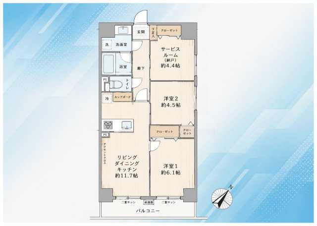 シャンノール金町の間取り|開放感・収納力・家事動線を兼ね備えた理想の住空間。