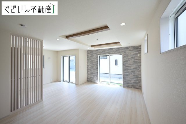 【居間・リビング】 | blooming garden北本市中丸7丁目　新築住宅 | ≪2号棟≫
現地(2026年8月撮影)