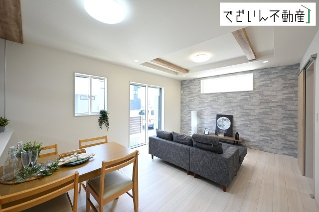 【居間・リビング】 | blooming garden北本市中丸7丁目　新築住宅 | ≪3号棟≫
現地(2026年8月撮影)