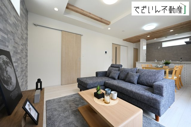 【居間・リビング】 | blooming garden北本市中丸7丁目　新築住宅 | ≪3号棟≫
現地(2026年8月撮影)