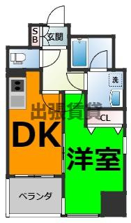 仲介手数料0！！ディアコート白川の間取り