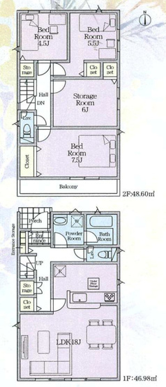 【間取り】 | 新築戸建の3LDKは、人気の間取りとなるため、数多くの物件を取り揃えています。広いリビングルームは、家族だけでなく、知人を呼んでの食事会にも対応可能です。3部屋あるので、子供部屋にすることも可能です。