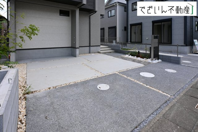 【駐車場】 | blooming garden北本市中丸7丁目　新築住宅 | ≪6号棟≫
現地(2026年8月撮影)