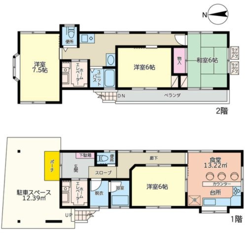 【間取り】 | 4DKはダイニングキッチンと4つの居室がある間取りです。大家族や二世帯住宅、または複数人で暮らす場合に適しています。食事スペースとくつろぎの場を分け、それぞれの個室も確保できるため、快適に過ごせます。