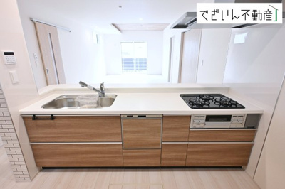 【キッチン】 | blooming garden北本市中丸7丁目　【平屋】新築住宅 | ≪7号棟≫
現地(2026年8月撮影)