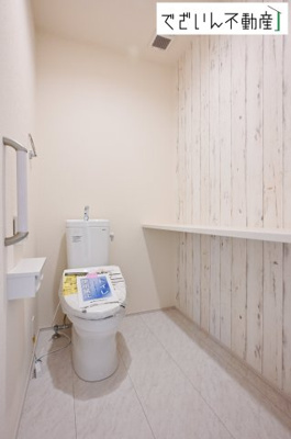 【トイレ】 | blooming garden北本市中丸7丁目　【平屋】新築住宅 | ≪7号棟≫
現地(2026年8月撮影)