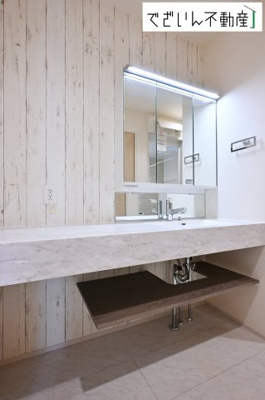 【独立洗面台】 | blooming garden北本市中丸7丁目　【平屋】新築住宅 | ≪7号棟≫
現地(2026年8月撮影)