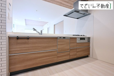 【キッチン】 | blooming garden北本市中丸7丁目　【平屋】新築住宅 | ≪7号棟≫
現地(2026年8月撮影)