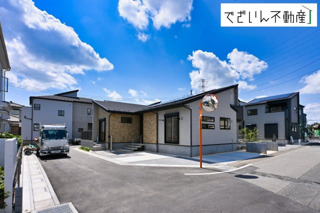 【外観】 | blooming garden北本市中丸7丁目　【平屋】新築住宅 | ≪7号棟≫
現地(2026年8月撮影)