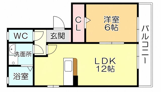 ハウスフリーデⅢの間取り