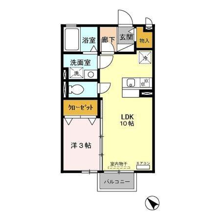 ルミエールの間取り|間取図