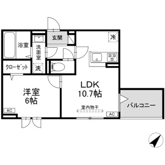 【間取り】 | セレスティア南田中