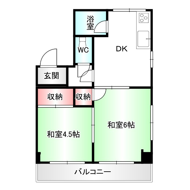 エンゼルハイツの間取り|別号数タイプ