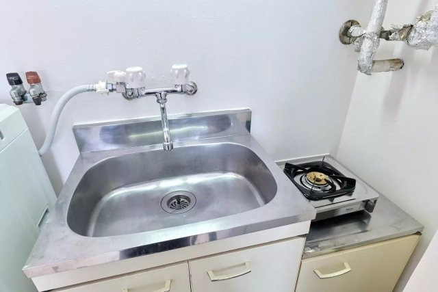 AP182 OLA COURT 西田辺 (オラコート西田辺) 403のキッチン|



